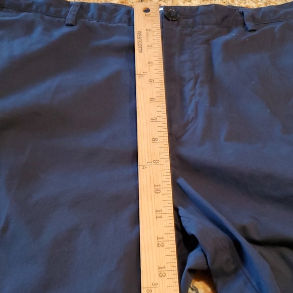 Calvin Klein Solid Straight Leg Chino Shorts - Picture 8 of 12